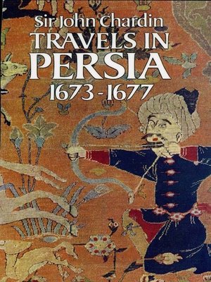 cover image of Travels in Persia, 1673-1677
